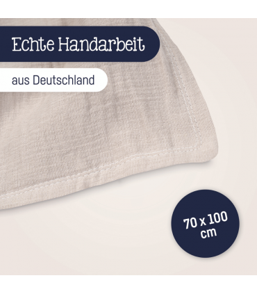 Julius Zöllner Musselin Kuscheldecke Sand