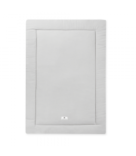 Julius Zöllner Musselin Krabbeldecke Grau