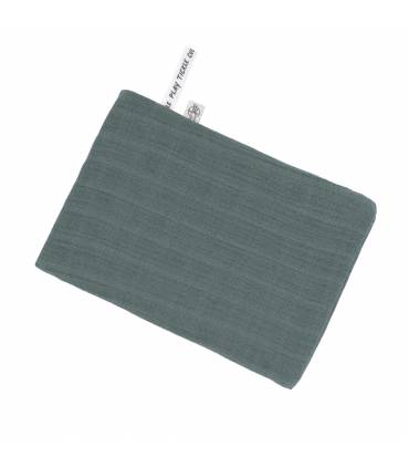 Lässig Muslin Waschhandschuh 3 Stück Petrol Green