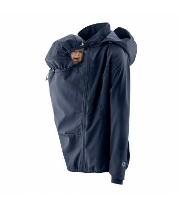 Mamalila Softshell-Tragejacke Allrounder Navy