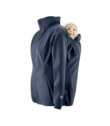 Mamalila Softshell-Tragejacke Allrounder Navy