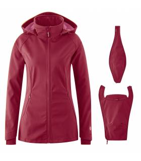 Mamalila Softshell-Tragejacke Allrounder Beere