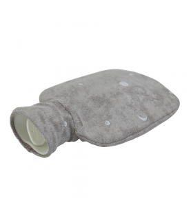 copy of Gummibettflasche mit Frotteeüberzug (Beige Tupfen)