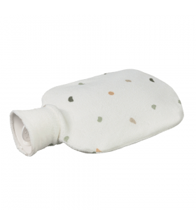 copy of Gummibettflasche mit Frotteeüberzug (Beige Tupfen)