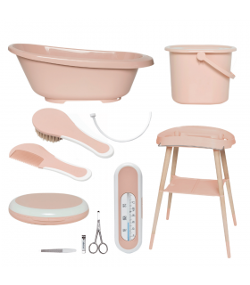 Zewi Bébé-Jou Badeset Sense 7-teilig Pale Pink