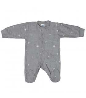 copy of Zewi Kombi Interlook Strampler White/Ciel Stars