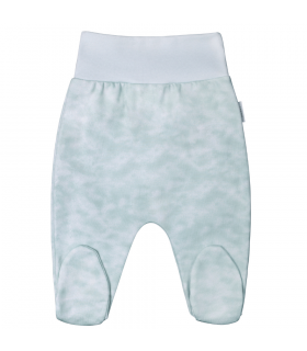 Zewi Bébé-Jou Baby-Pant (Strampelhöschen) Green Clouds