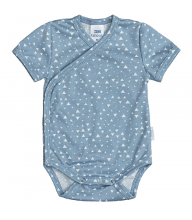 copy of Zewi Body Kurzarm Interlock White/Ciel Stars