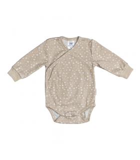 Zewi Bébé-Jou Wickelbody Langarm Beige Triangle