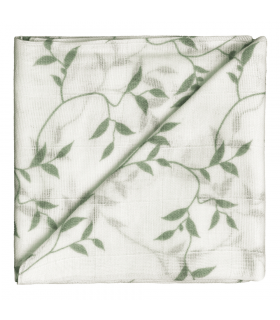 Zewi Bébé-Jou Baby Gaze Motiv Bedruckt 60x60 (Nuscheli) Jade Bloom