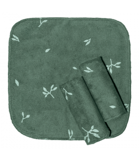 Zewi Bébé-Jou Waschtücher 3 Stück Green Botanic