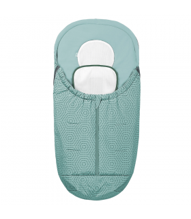 Odenwälder Klimocool Fusssack Graphic Dots Cosy Green