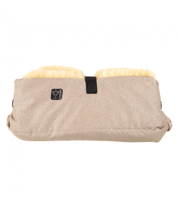 Kaiser Lamfell Handwämer Big Double Sand Melange