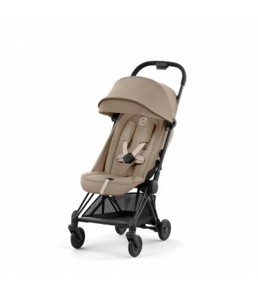 Cybex Coya Matt Black Cozy Beige