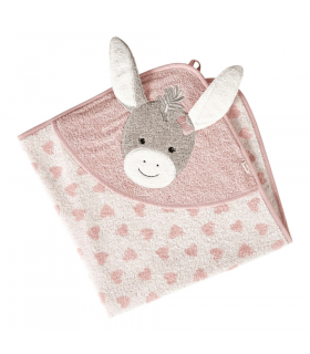 Sterntaler Motiv-Kapuzenbadetuch 80x80 Emmi Girl