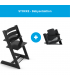 Stokke Tripp Trapp "Das Original" Schwarz inkl. GRATIS Babyset