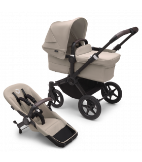 Bugaboo Donkey 5 Schwarz / Wüstentaupe