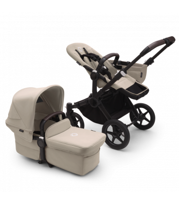 Bugaboo Donkey 5 Schwarz / Wüstentaupe