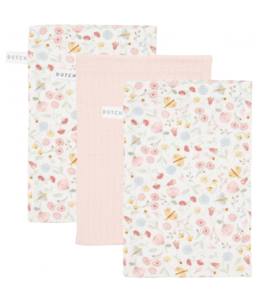 Little Dutch Waschhandschuhe Flowers & Butterflies/Pure Soft Pink