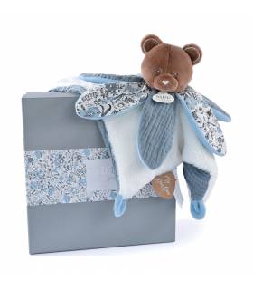 Doudou Schmusetuch Bär Blüte