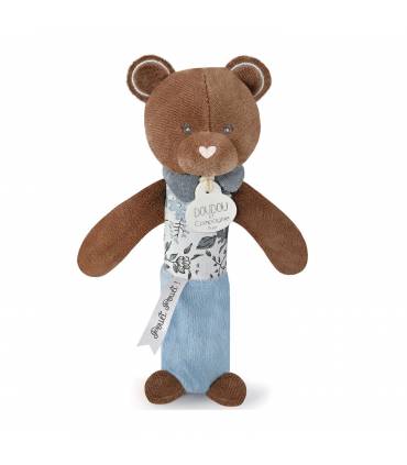 Doudou Quietsche Bär Braun