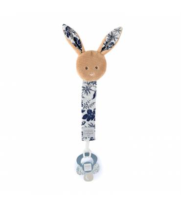 Doudou Schnullerkette Hase Braun