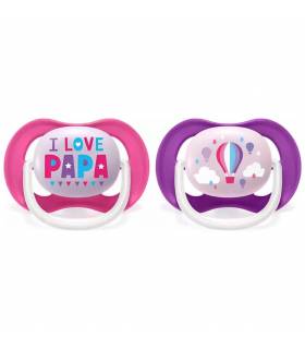 Philips Avent Nuggi Ultra Air Happy Papa & Boat 6-18 Mt