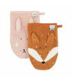 Trixie Waschhandschuhe Hase und Fuchs