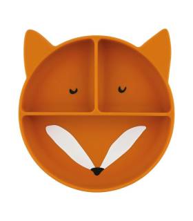 Trixie Silikon Teller mit Saugnapf Fuchs