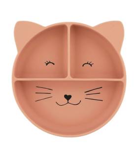 Trixie Silikon Teller mit Saugnapf Katze