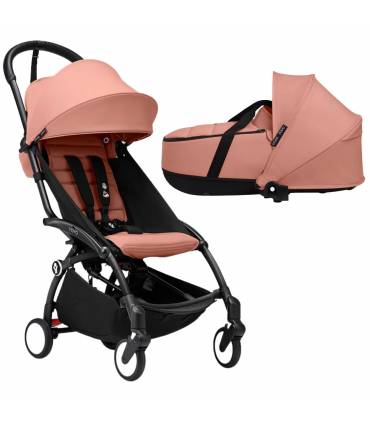 Stokke YOYO3 6+ Black mit Liegewanne Ginger