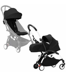 Stokke YOYO3 0+ White mit 6+ Textilset Black