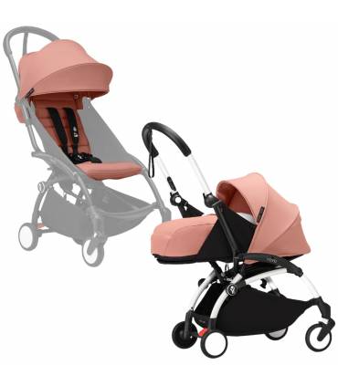 Stokke YOYO3 0+ White mit 6+ Textilset Ginger