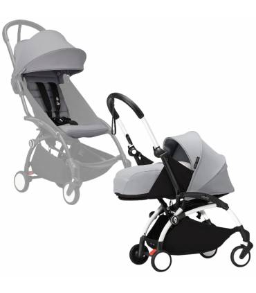 Stokke YOYO3 0+ White mit 6+ Textilset Stone