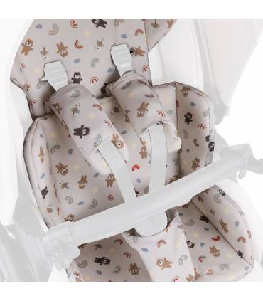 ABC-Design Einlagen Set Kinderwagen Teddy