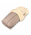 Fellhof Cortina Lammfellfusssack für Kinderwagen Beige Melange