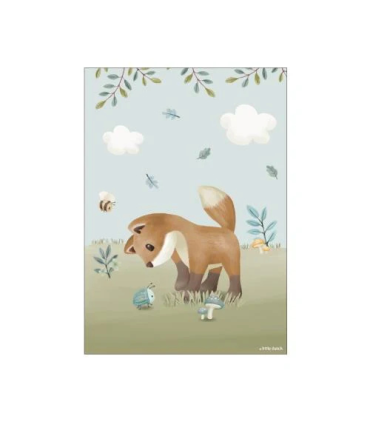 Little Dutch Poster A3 Forest Friends