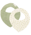Little Dutch Bandana Musselin Blauberry Leaves & Sage