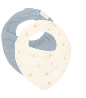 Little Dutch Bandana Musselin Forest Treasures & Denim Blue