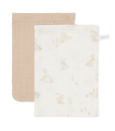 Little Dutch Waschhandschuhe Muslin Baby Bunny/Beige
