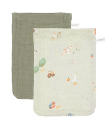 copy of Little Dutch Waschhandschuhe Pure Pink Blush/Little Flowers