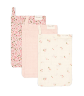 copy of Little Dutch Waschhandschuhe Pure Pink Blush/Little Flowers