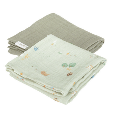 copy of Little Dutch Mundtücher Muslin Baby Bunny/Beige