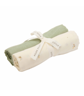 copy of Little Dutch Mundtücher Muslin Baby Bunny/Beige
