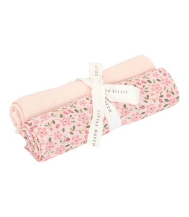 Little Dutch Swaddle Muslin Fairy Blossom/Blossom