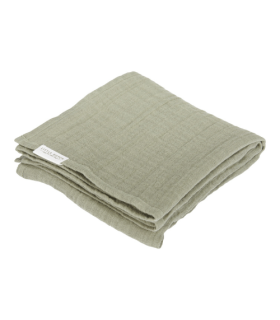 Little Dutch Musselintuch 120x120 Muslin Olive