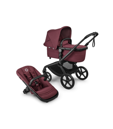 Bugaboo Fox 5 Renew Black Dark Cherry