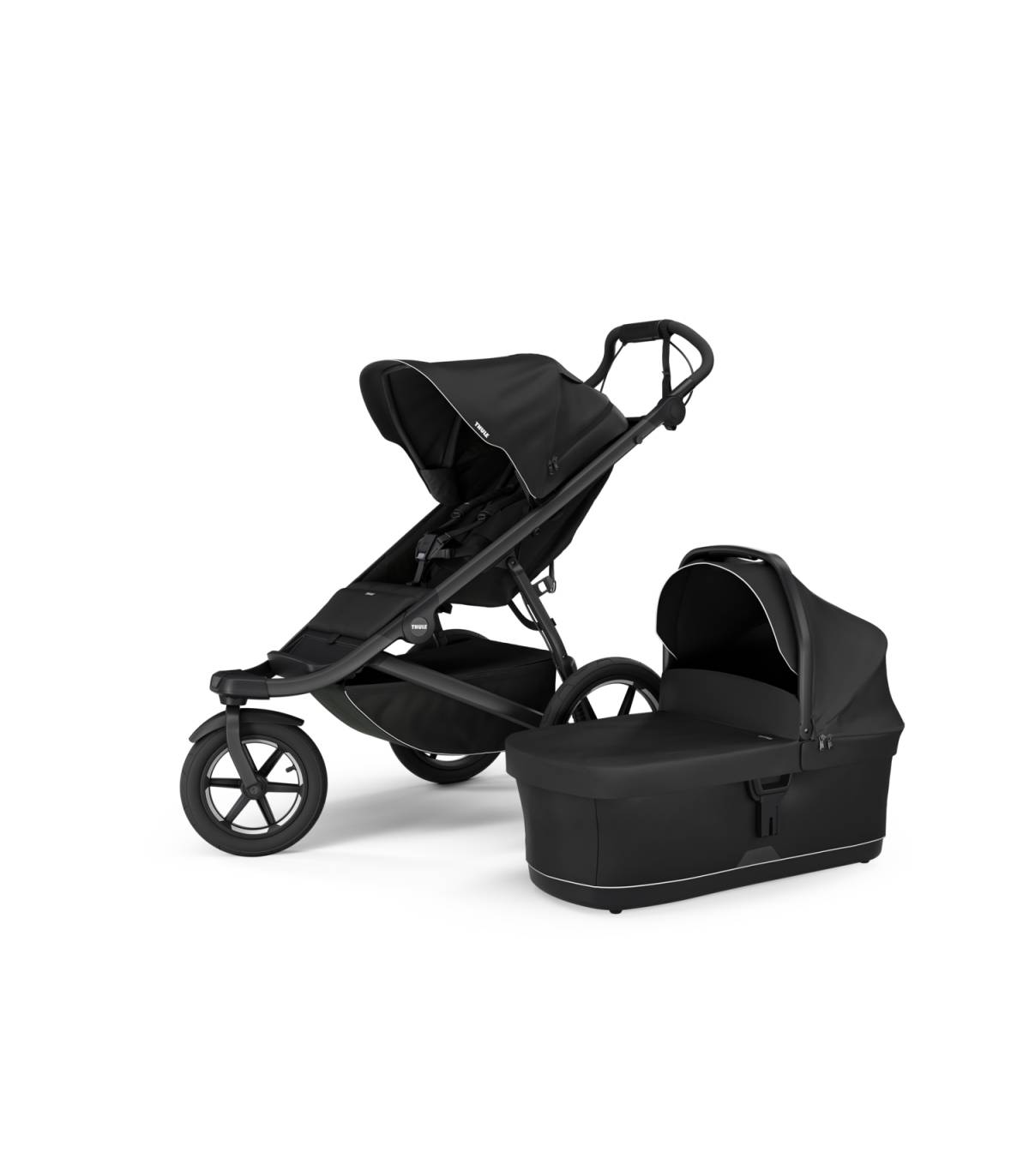 Thule 3in1 Urban Glide3 & Thule Maple inkl. Alfi Isofixstation Schwarz