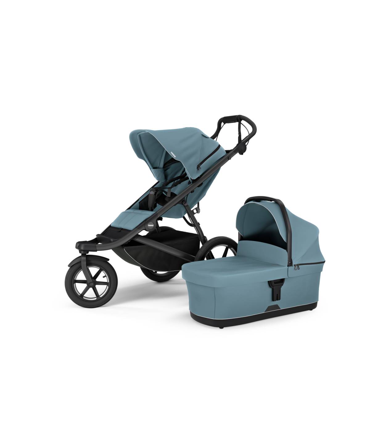 Thule 3in1 Urban Glide3 & Thule Maple inkl. Alfi Isofixstation Midblue