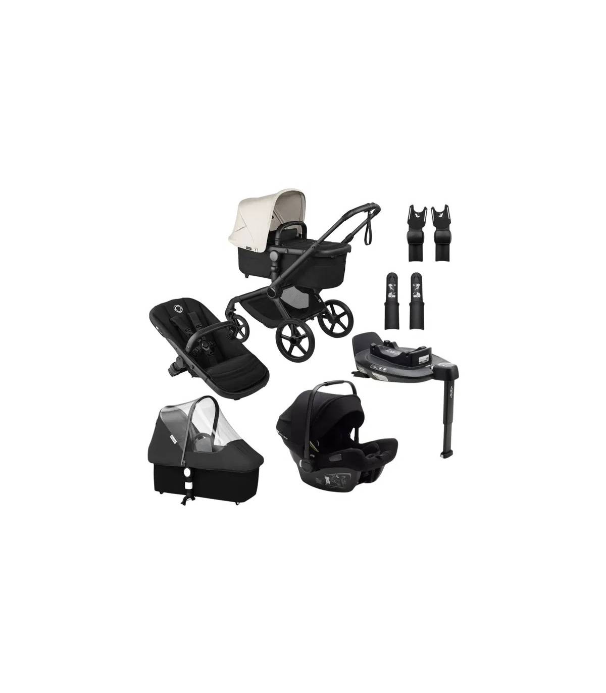 Bugaboo Fox 5 Renew 3in1 Bundle Heritage Black-Misty White